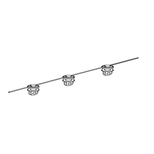 Suwak WAVE wysoki biały (8cm) 78m=1000 szt