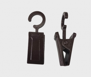 Agrafka z żabką mahoń (100 szt.)