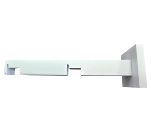 IMPRESS LINE square 20&30 wspornik podwójny biały mat /odl.79 i 81mm/ 