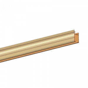 IMPRESS LINE square 30 mm szyna złota - 240cm