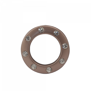 Przelotka uniwer CRYSTAL miedź (5 szt.)sr.wew.35.5 mm 