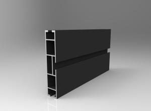 TOP LINE profil 120mm czarny mat 400cm