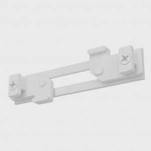 SQUARE uchwyt sufitowy podwójny biały