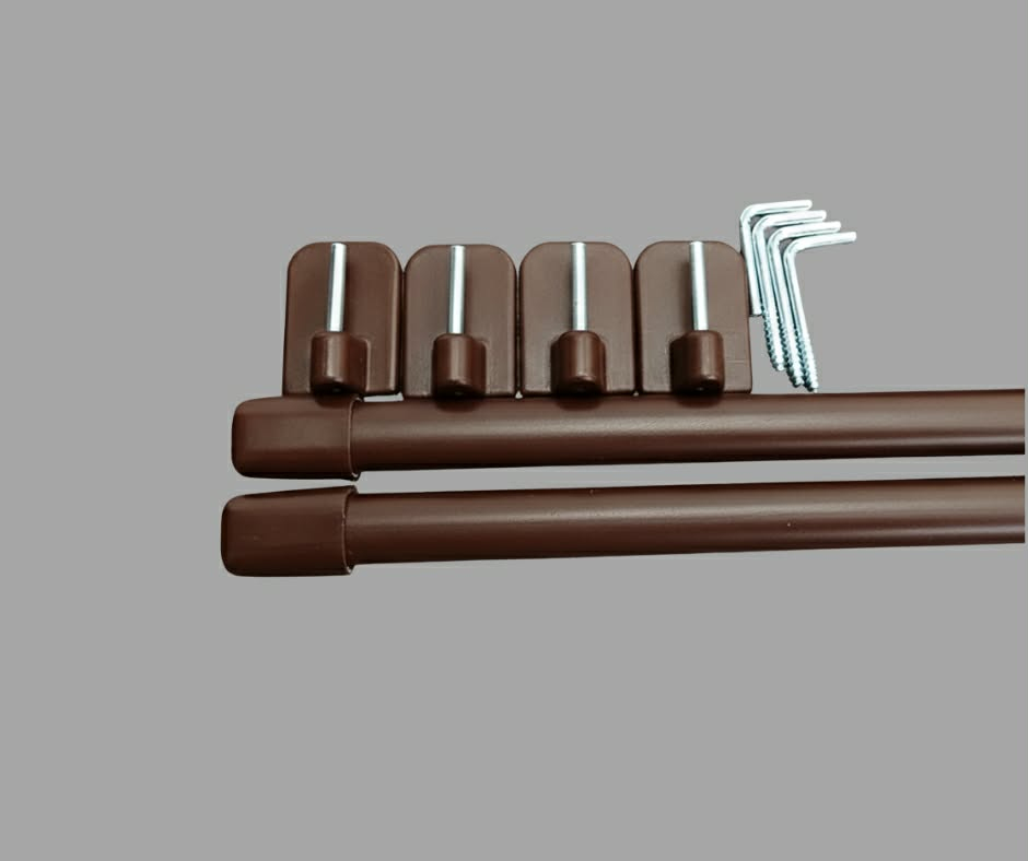 Karnisz zazdrostka 40 cm - brąz