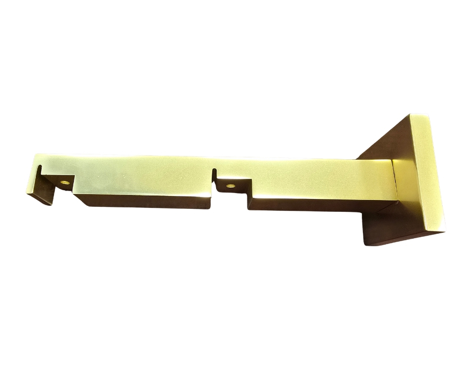 IMPRESS LINE square 20&30 wspornik podwójny złoty /odl.79 i 81mm/