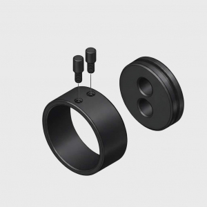 IMPRESS LINE round 35 mm wykusz boczny czarny mat