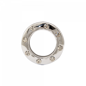 Przelotka uniwer.CRYSTAL chrom (5 szt.)sr.wew.35.5 mm 