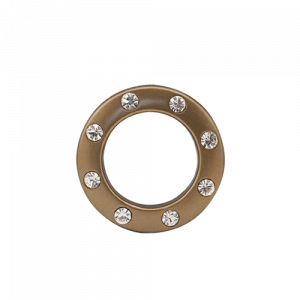 Przelotka uniwer.CRYSTAL antyk (5szt.)śr.wew.35.5 mm 