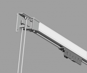 Zestaw szyny MS2C dwa gięcia punktowe do 100 cm