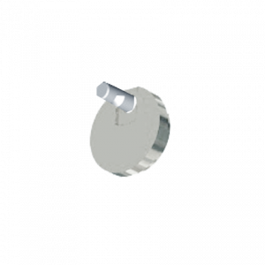 IMPRESS LINE round podstawa wspornika srebrny