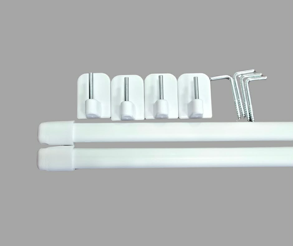 Karnisz zazdrostka 100 cm - biała