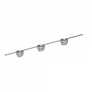 Suwak WAVE wysoki czarny 8 cm 26m (333 szt)