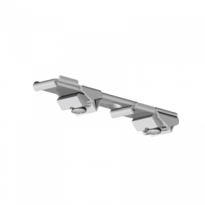 Uchwyt sufitowy smart click podwójny biały, rozstaw 90mm